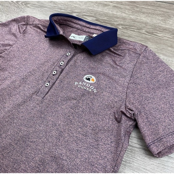 KJUS Other - KJUS Women's Athletic Bandon Dunes Golf Polo Shirt Purple Size M